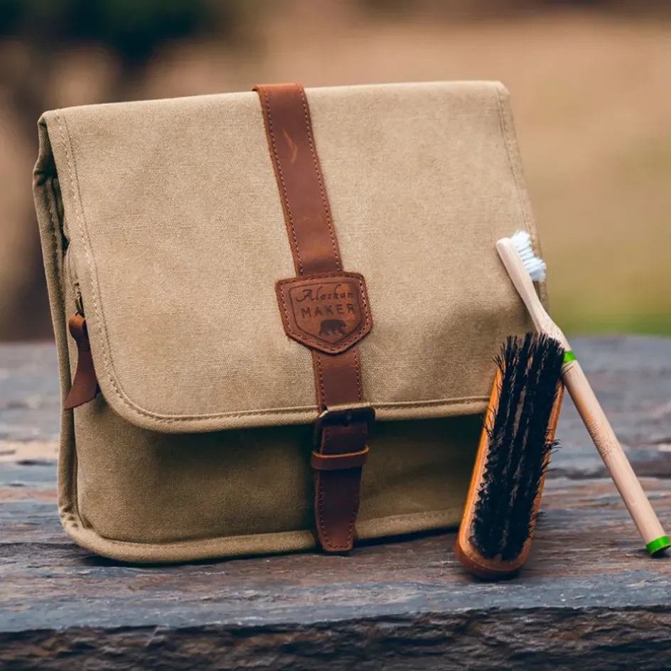 Fabrique de Styles Pochettes Et Housses*Trousse de toilette couleur - Trappeur