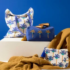 Fabrique de Styles Pochettes Et Housses*Trousse de toilette en coton et polyester palmier - Mocoa