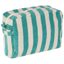 Fabrique de Styles Pochettes Et Housses*Trousse de toilette en coton et polyester émeraude - Palma