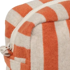 Fabrique de Styles Pochettes Et Housses*Trousse de toilette en coton rayée et blanc - Palma