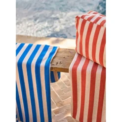 Fabrique de Styles Pochettes Et Housses*Trousse de toilette en coton rayée et blanc - Palma