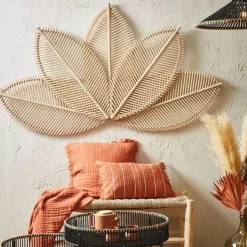 Fabrique de Styles Déco À Suspendre Et Adhésive*Tête de lit en bambou et rotin 167x90cm