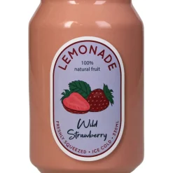 Fabrique de Styles Vases Et Soliflores*Vase canette fraise faïence fine d7xh11.3cm