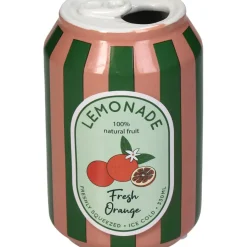 Fabrique de Styles Vases Et Soliflores*Vase canette orange faïence fine d7xh11.3cm