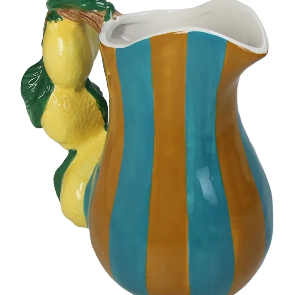 Fabrique de Styles Vases Et Soliflores*Vase citron dolomite 18x12x20cm