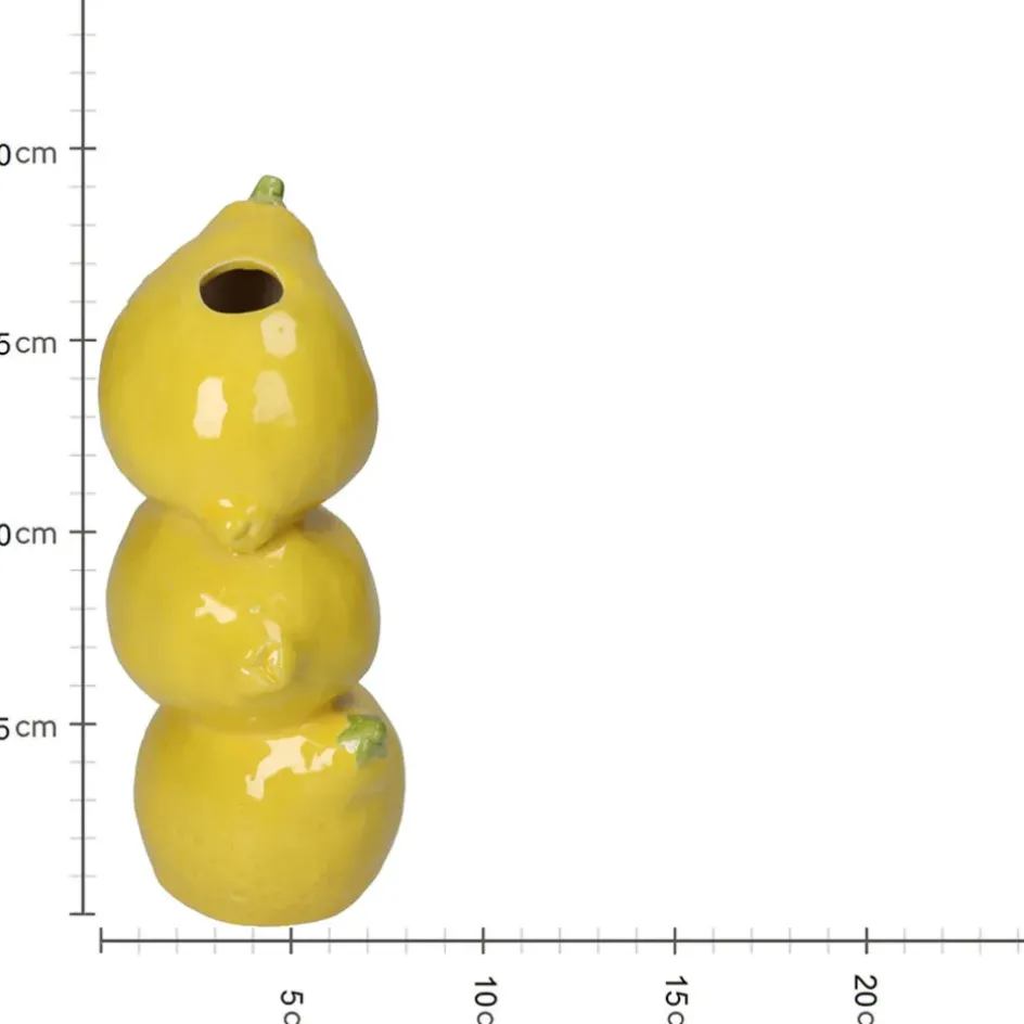 Fabrique de Styles Vases Et Soliflores*Vase citron 10.5x8.5x19.5cm
