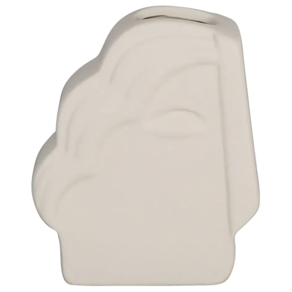 Fabrique de Styles Vases Et Soliflores*Vase en grès écru h16cm - Greeka