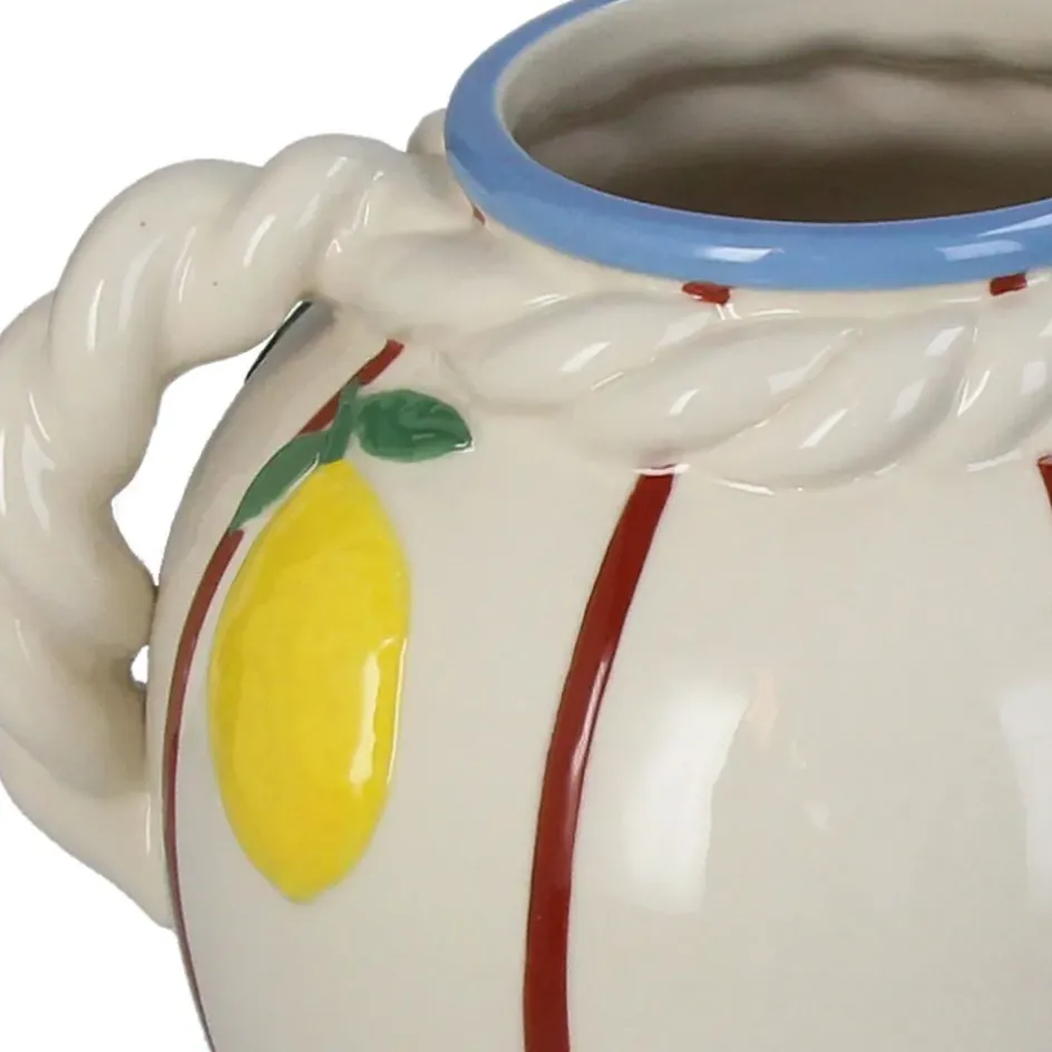 Fabrique de Styles Vases Et Soliflores*Vase en grès citron 20x16x19cm