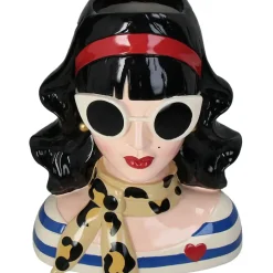 Fabrique de Styles Vases Et Soliflores*Vase femme brune h28cm