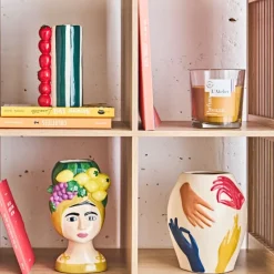 Fabrique de Styles Vases Et Soliflores*Vase femme citron en dolomite h24.5cm - Mocoa