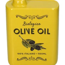 Fabrique de Styles Vases Et Soliflores*Vase huile d'olive en faïence h17cm