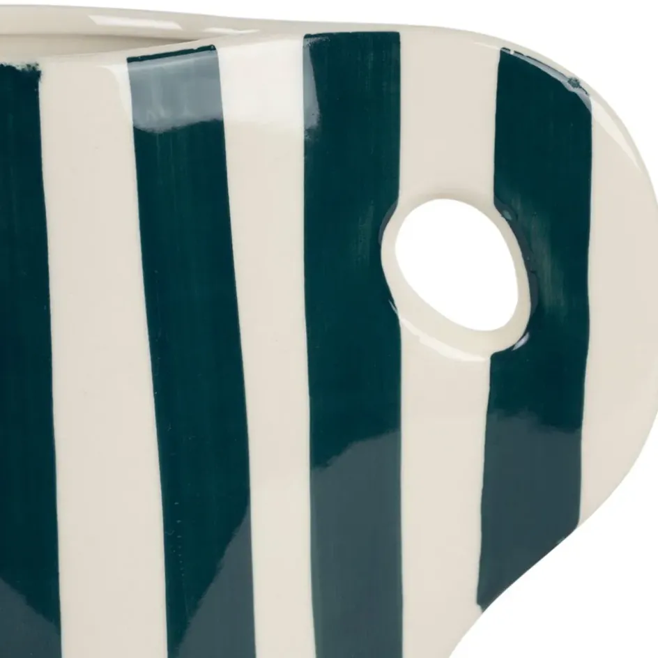 Fabrique de Styles Vases Et Soliflores*Vase pichet en grès émeraude h24cm - Artist