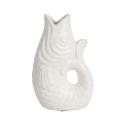 Fabrique de Styles Vases Et Soliflores*Vase poisson en grès h19.5 cm - Mer
