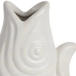 Fabrique de Styles Vases Et Soliflores*Vase poisson en grès h19.5 cm - Mer