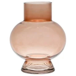 Fabrique de Styles Vases Et Soliflores*Vase rond en verre - madeira