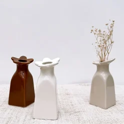 Fabrique de Styles Vases Et Soliflores*Vase soliflore en faïence h11cm