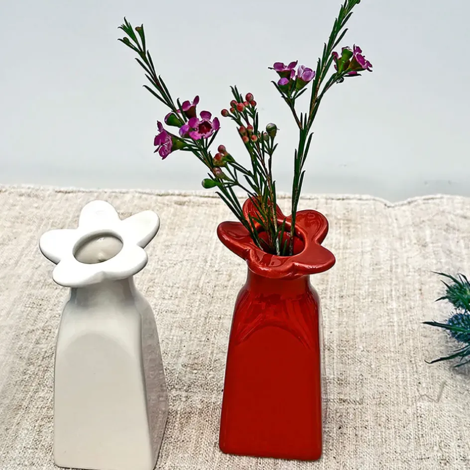 Fabrique de Styles Vases Et Soliflores*Vase soliflore en faïence h11cm