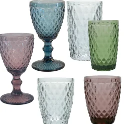 Fabrique de Styles Verres À Vin*Verre à pied 20cl poudre - Diamond
