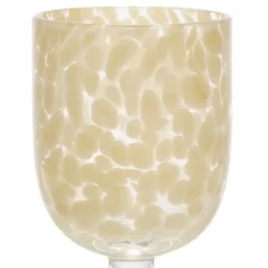 Fabrique de Styles Verres À Vin*Verre à pied en verre écru 30cl - Preline