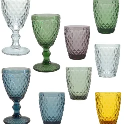 Fabrique de Styles Verres À Vin*Verre à pied en verre 20cl - Diamond