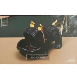 Fabrique de Styles Petits Objets Déco*Vide poche bulldog noir h16.5cm