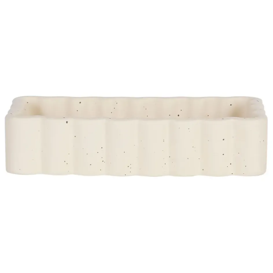 Fabrique de Styles Petits Objets Déco*Vide poche rectangle en grès 18x10cm - Aurore